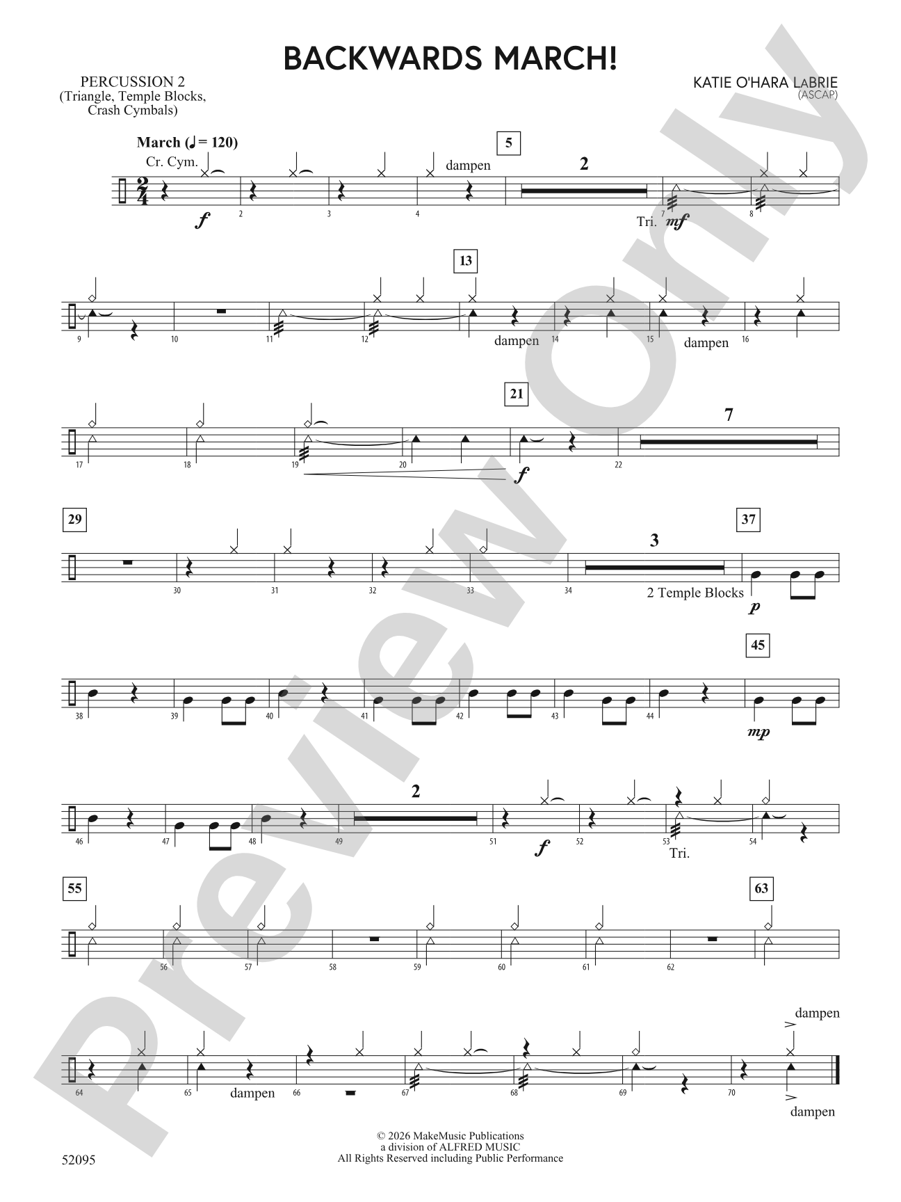 Backwards March!: 2nd Percussion