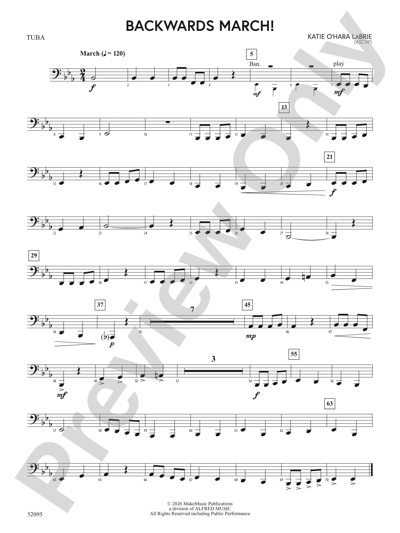Backwards March!: Tuba