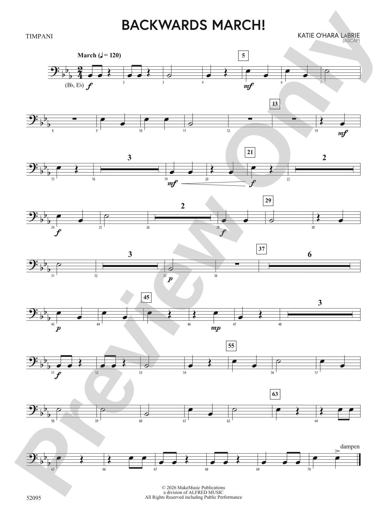 Backwards March!: Timpani