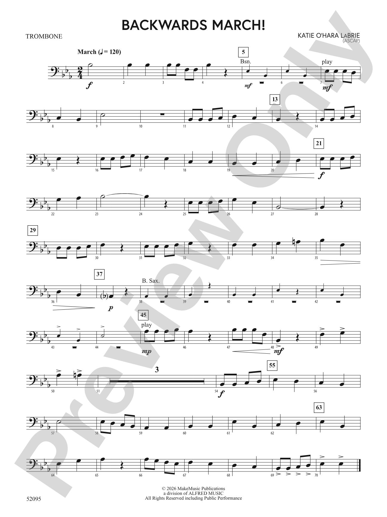 Backwards March!: 1st Trombone