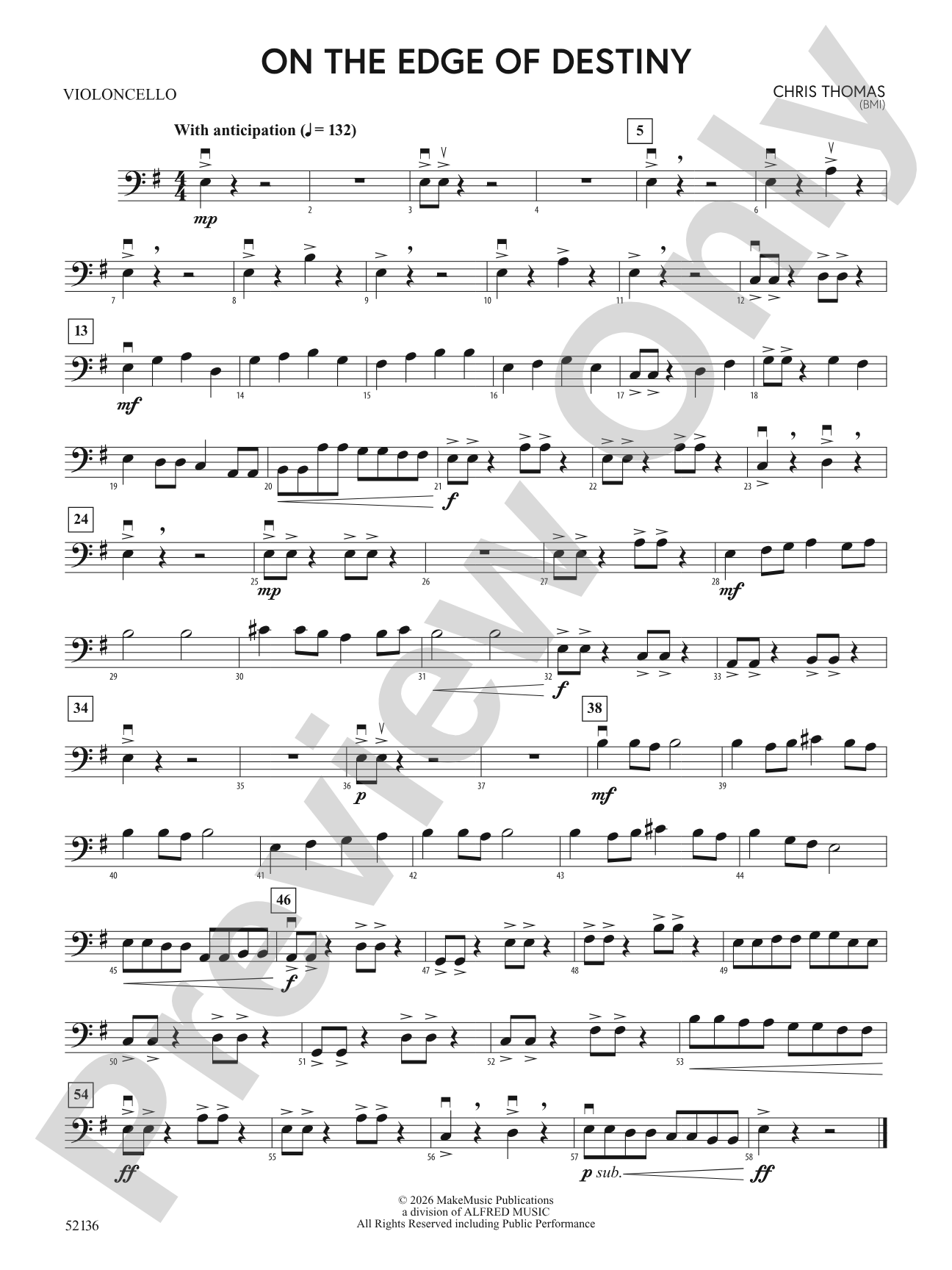 On the Edge of Destiny: Cello