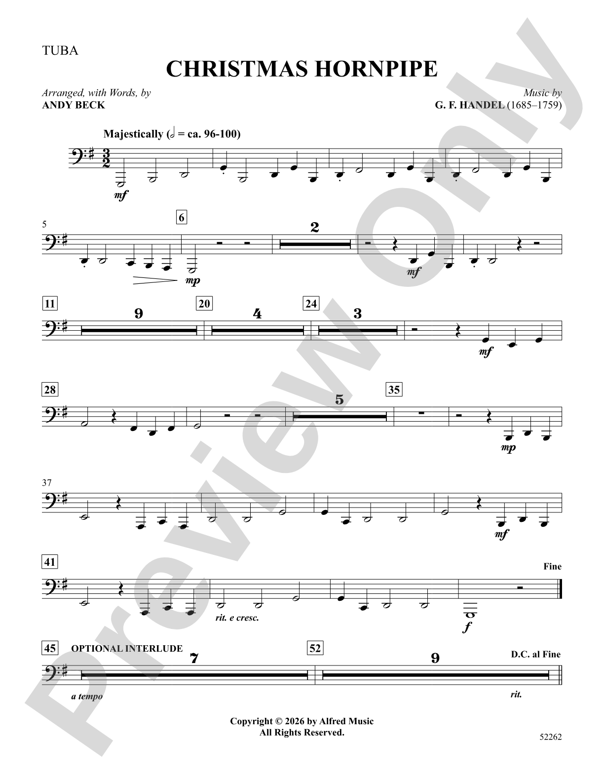 Christmas Hornpipe: Tuba