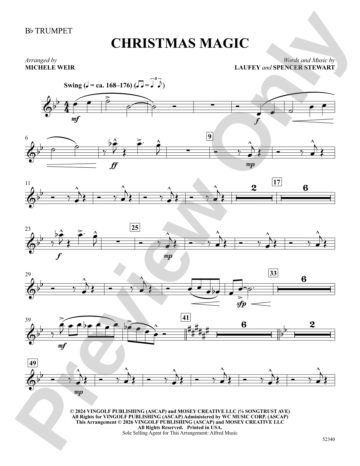 Christmas Magic: 1st B-flat Trumpet