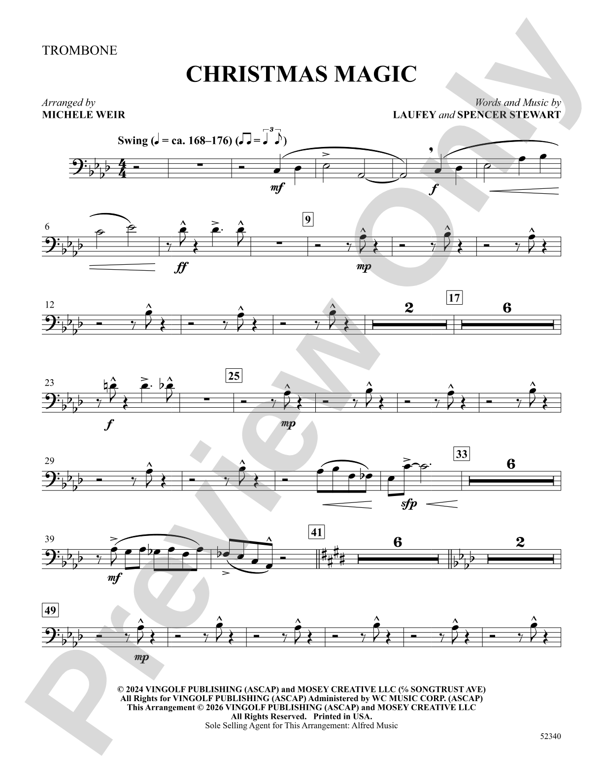Christmas Magic: 1st Trombone
