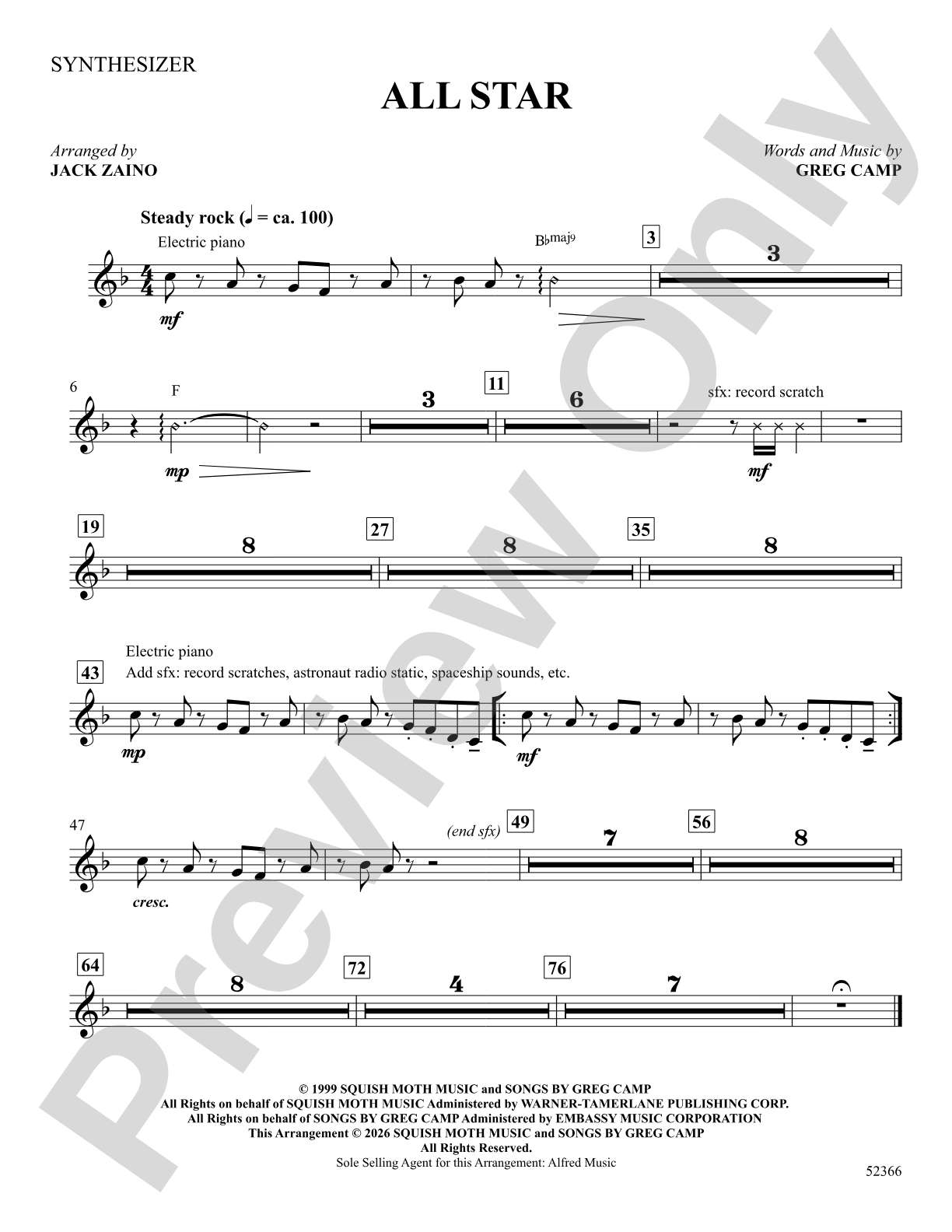 All Star: Synthesizer