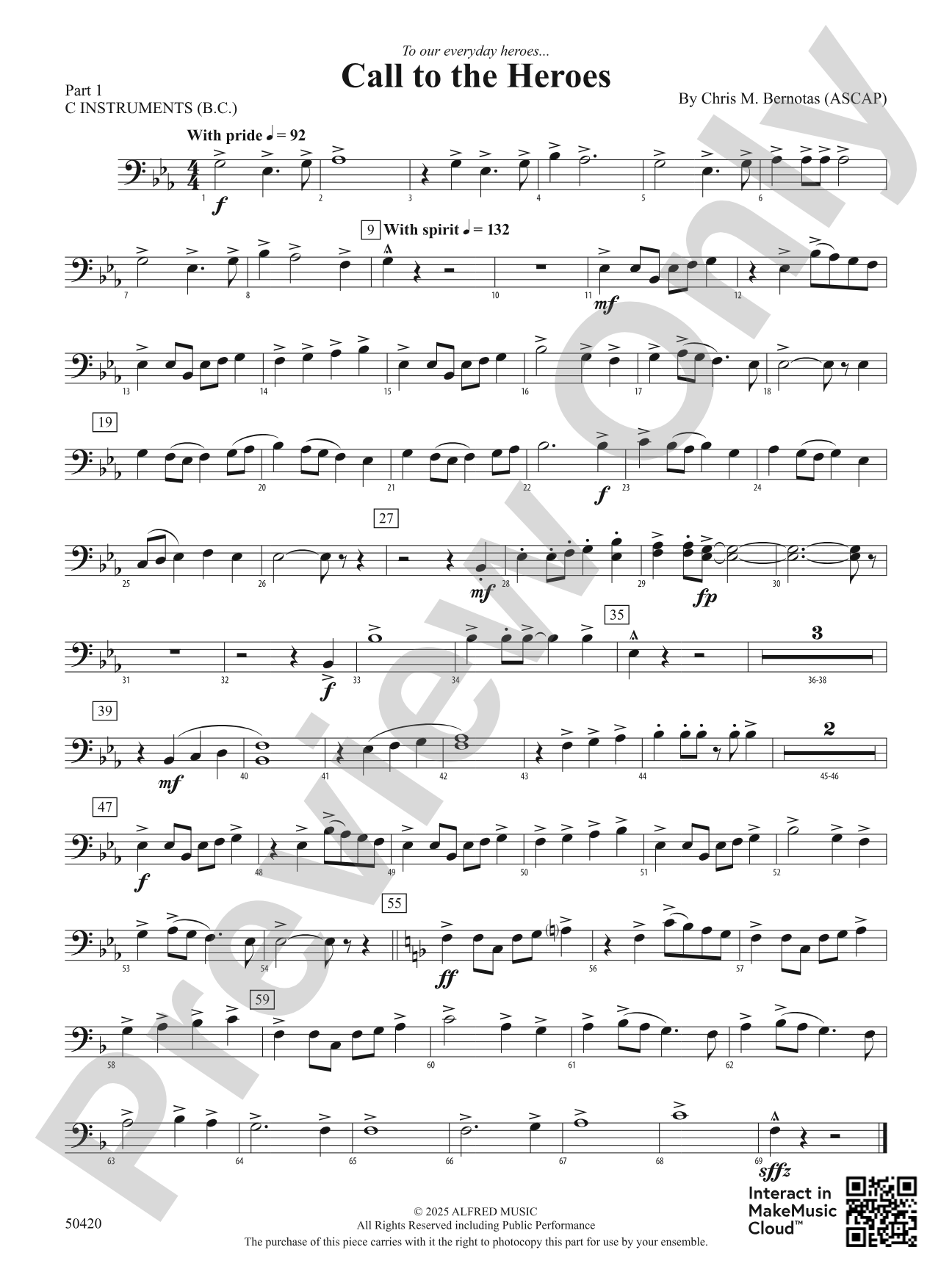 Call to the Heroes: Part 1 - C Instruments (B.C.)