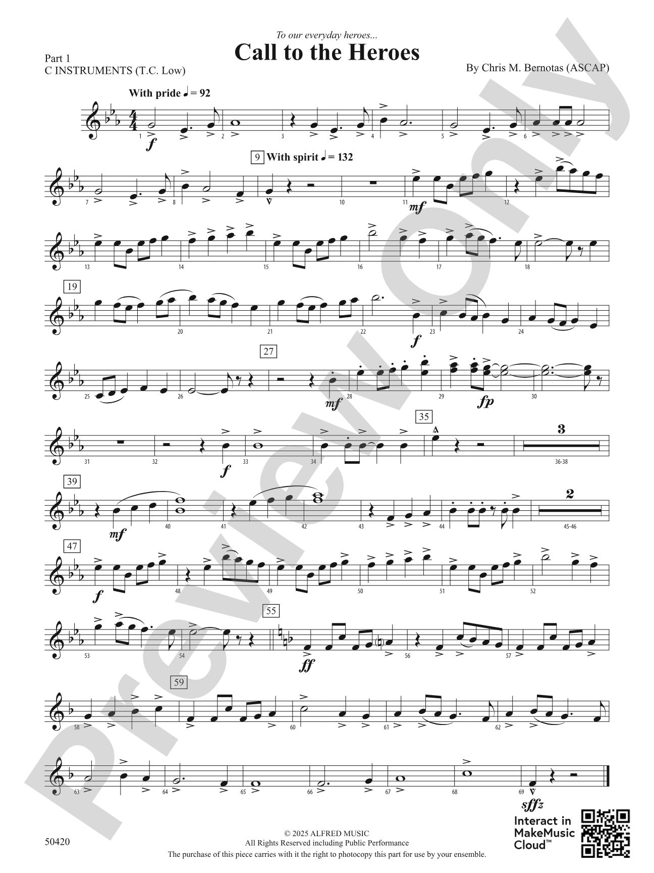 Call to the Heroes: Part 1 - C Instruments (T.C. Low)