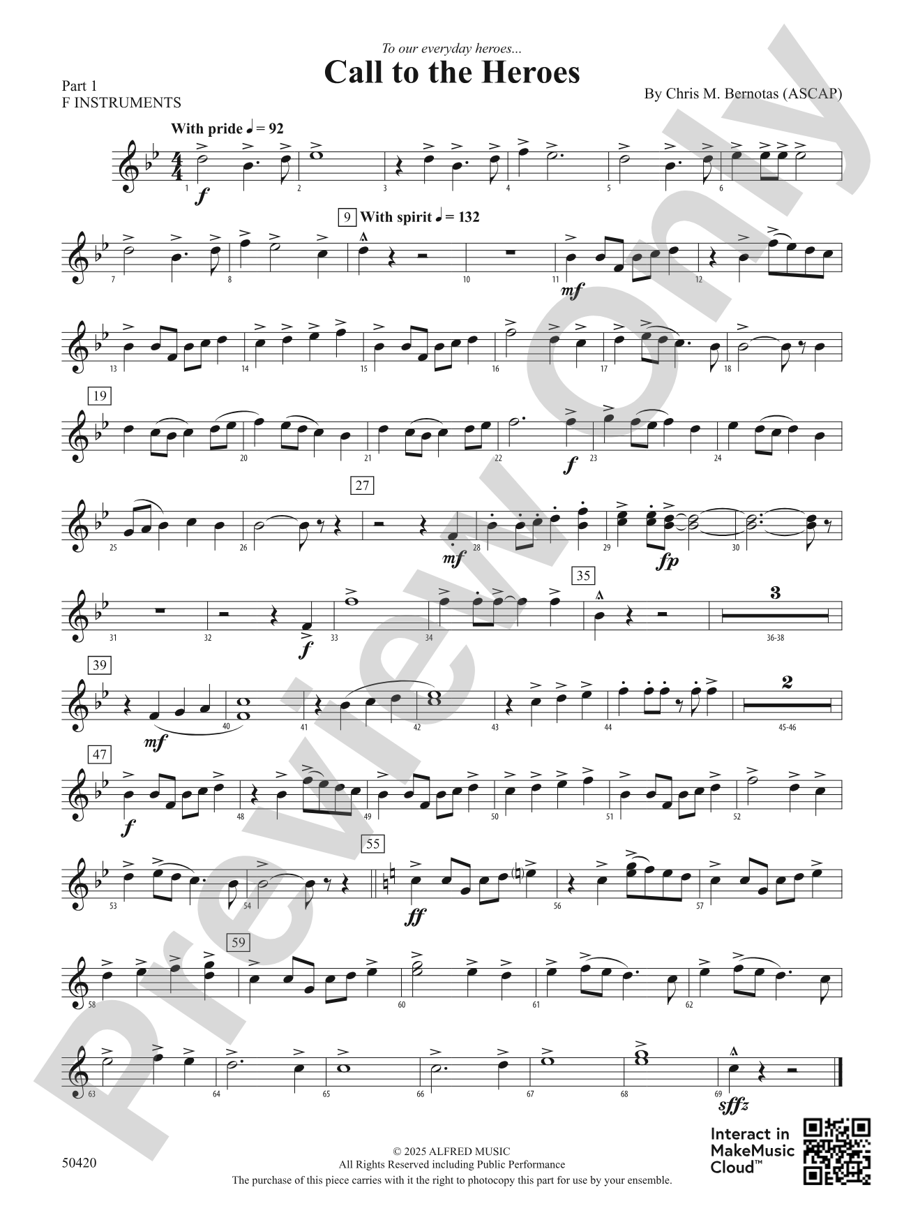 Call to the Heroes: Part 1 - F Instruments