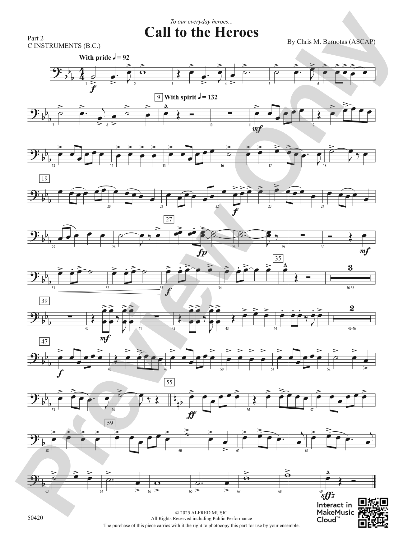 Call to the Heroes: Part 2 - C Instruments (B.C.)
