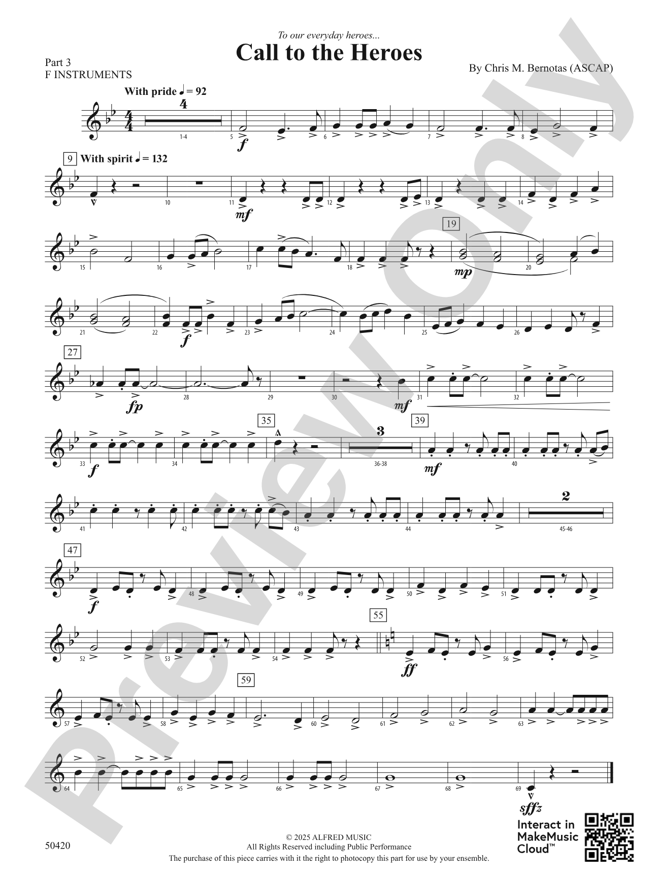 Call to the Heroes: Part 3 - F Instruments
