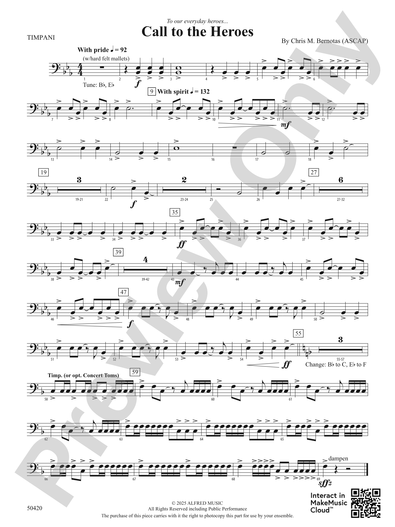 Call to the Heroes: Timpani