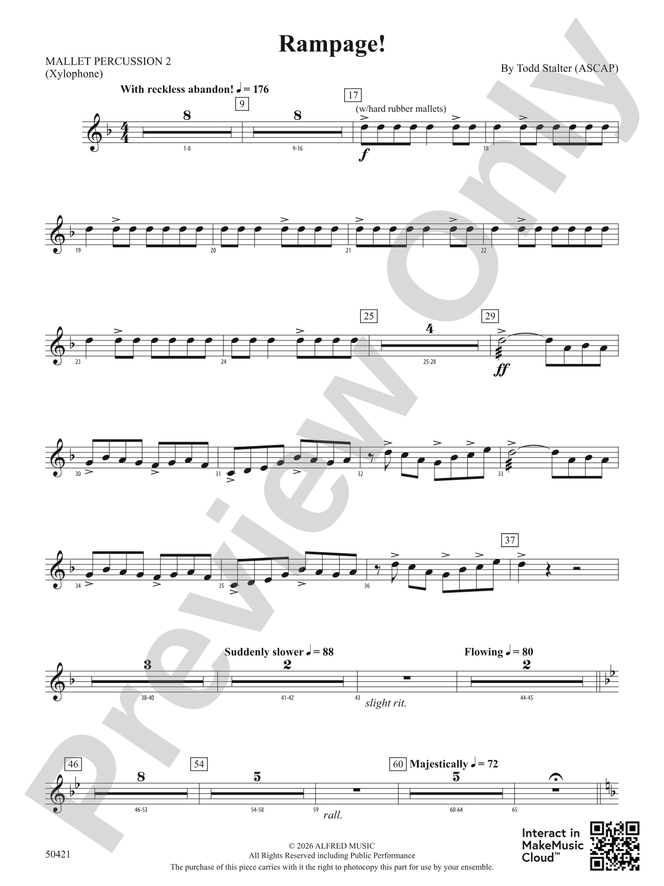 Rampage!: 2nd Mallet Percussion