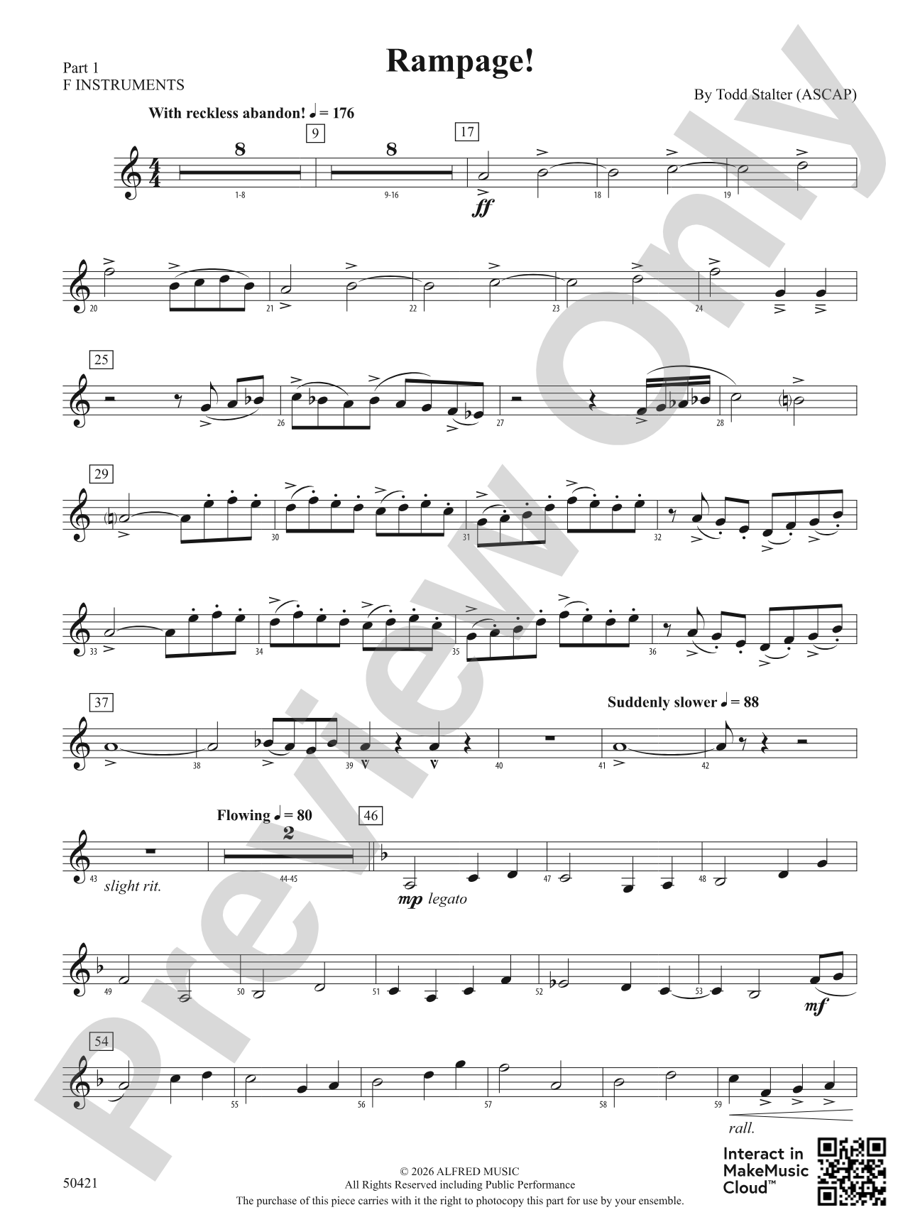 Rampage!: Part 1 - F Instruments