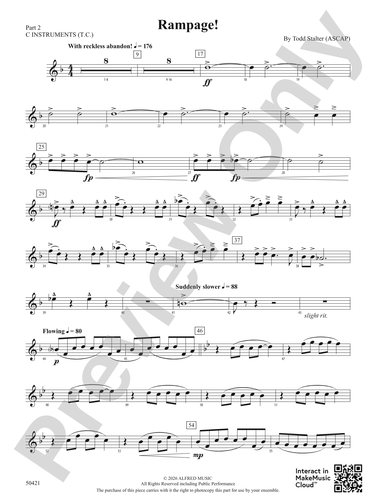 Rampage!: Part 2 - C Instruments (T.C.)