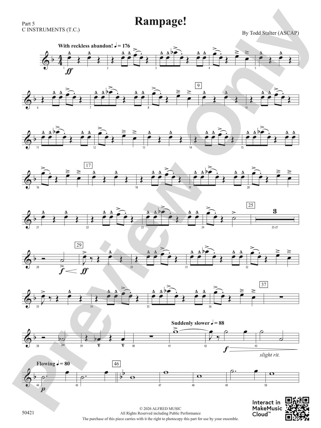Rampage!: Part 5 - C Instruments (T.C.)