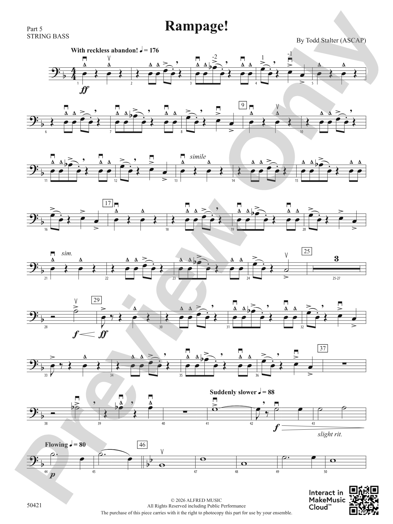 Rampage!: Part 5 - String Bass