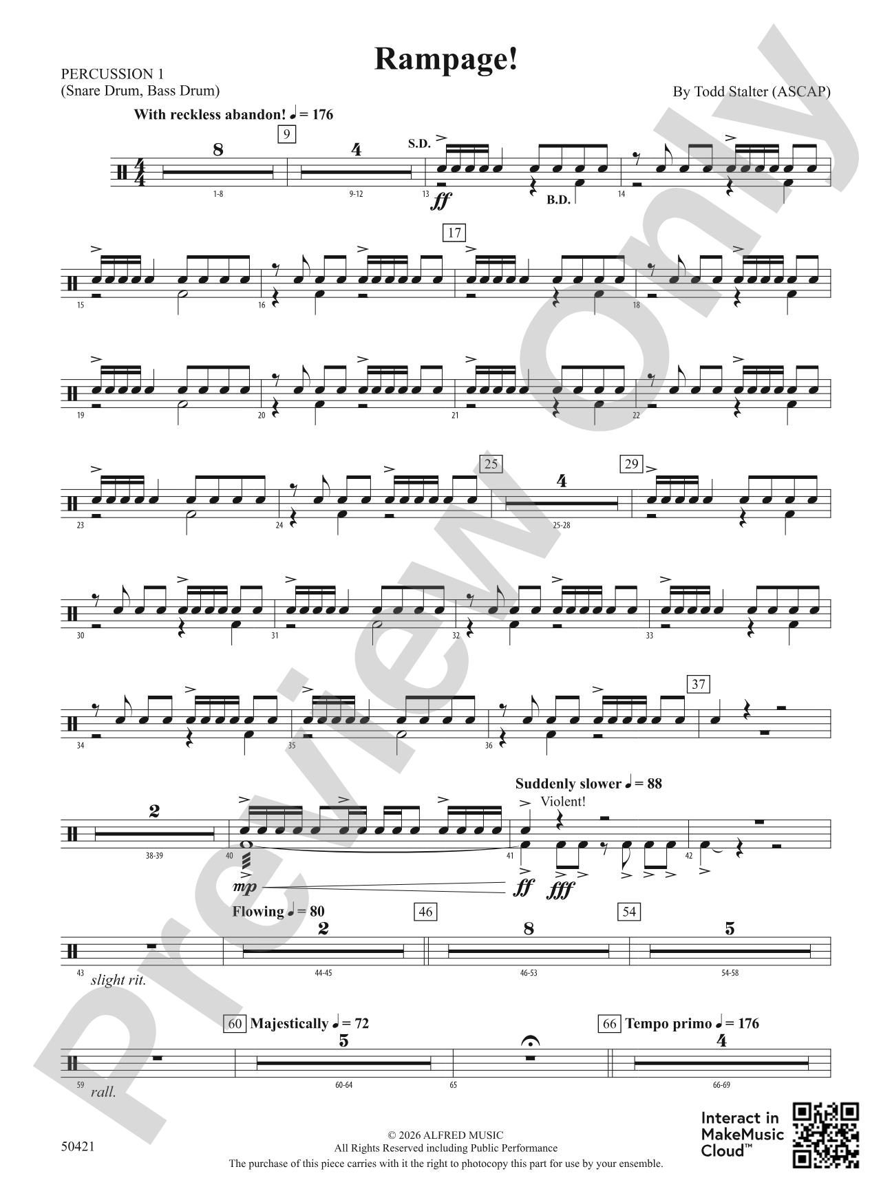 Rampage!: 1st Percussion