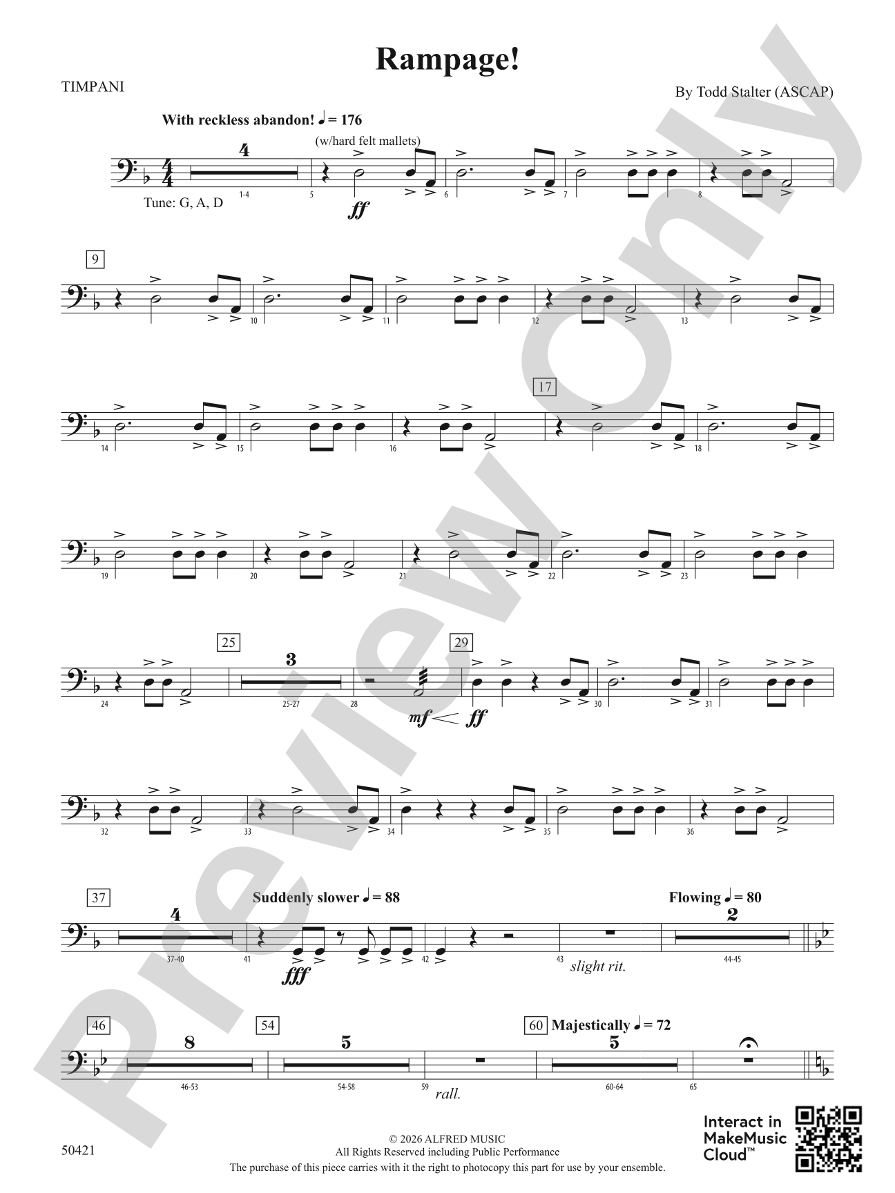 Rampage!: Timpani