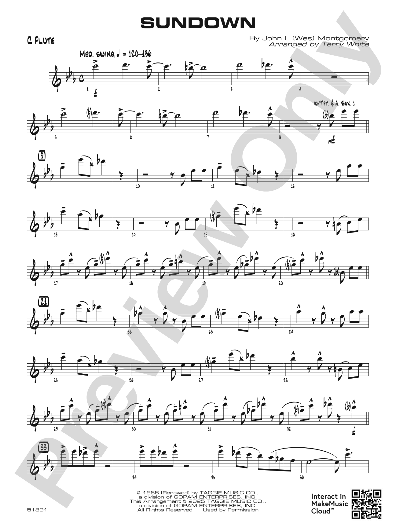 Sundown: Flute