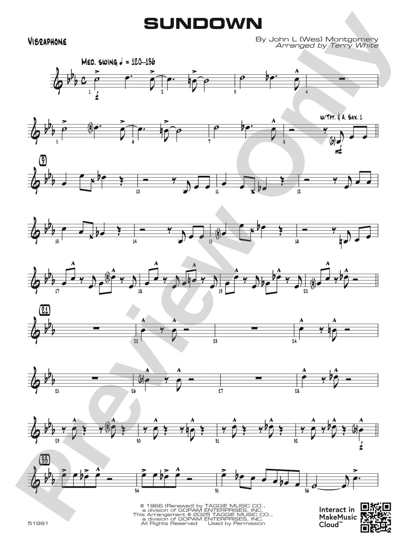 Sundown: Vibraphone