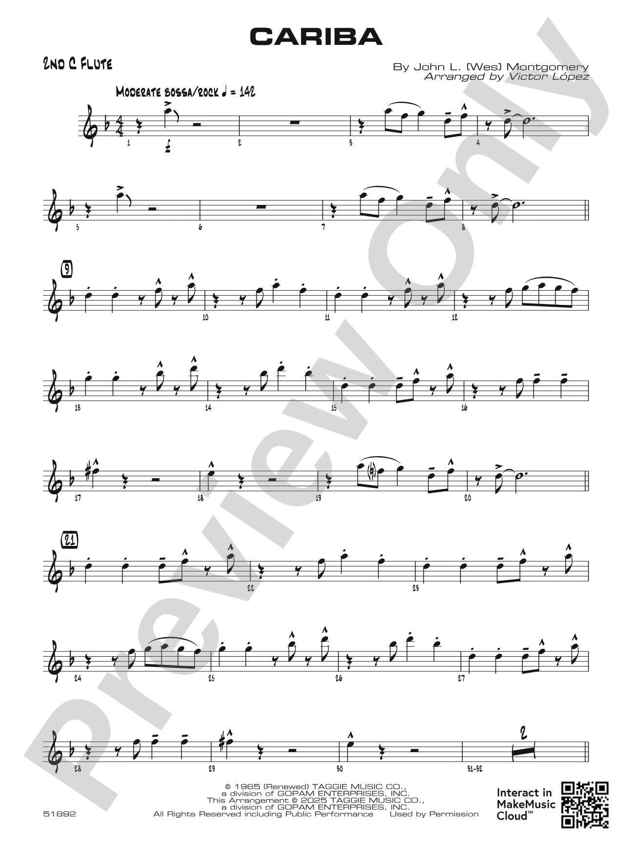 Cariba: 2nd Flute