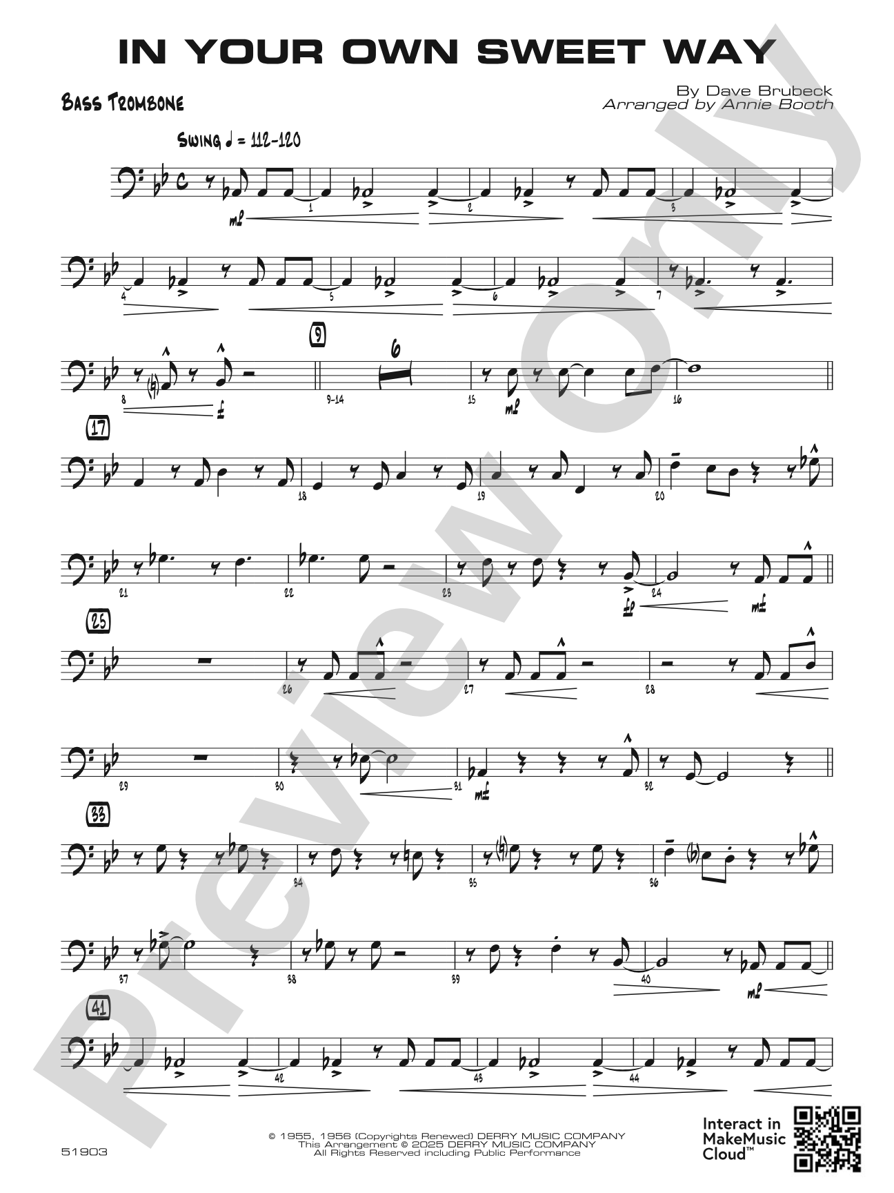 In Your Own Sweet Way: Bass Trombone