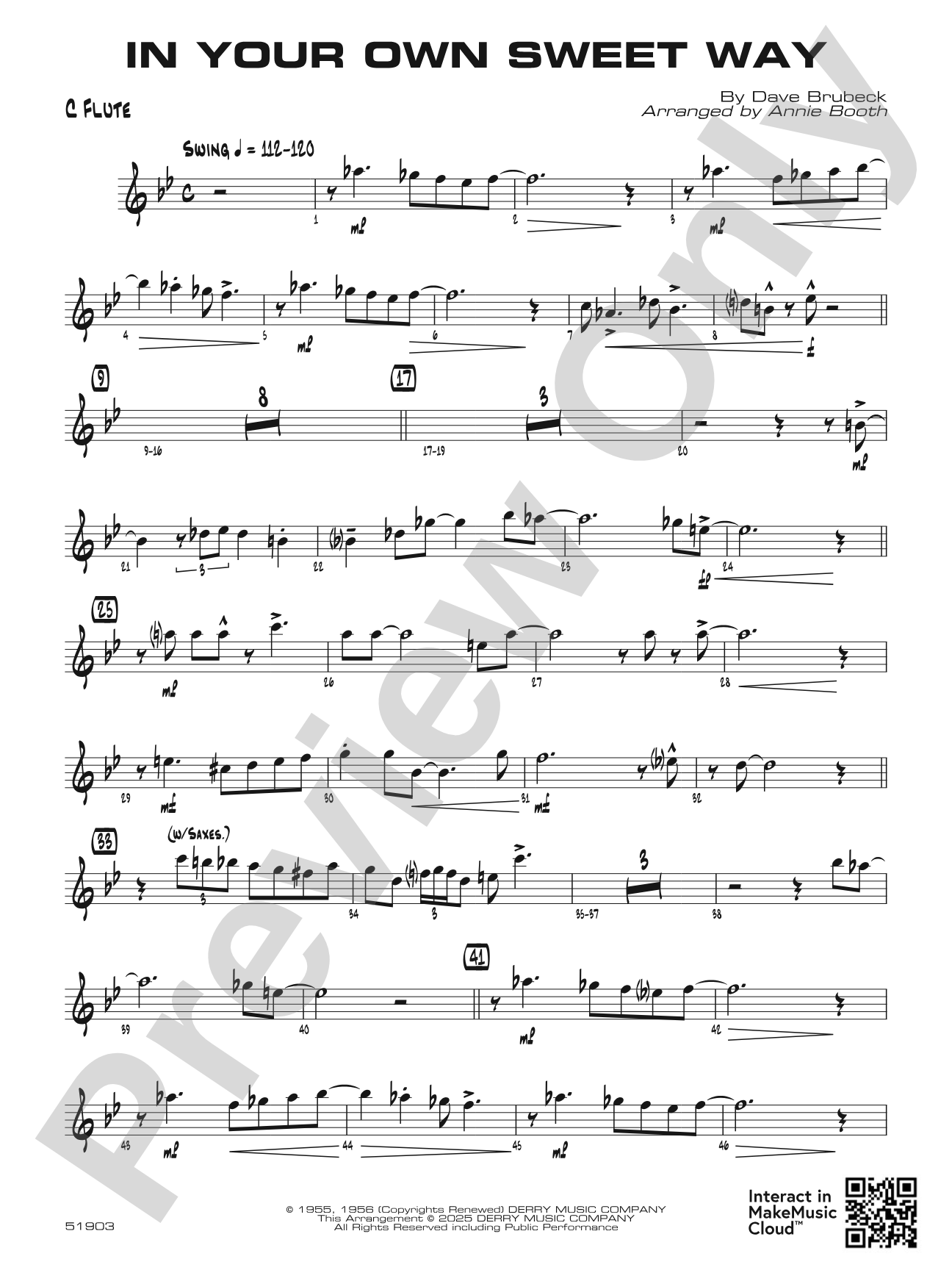 In Your Own Sweet Way: Flute