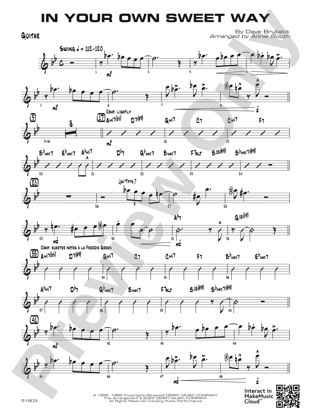 In Your Own Sweet Way: Guitar