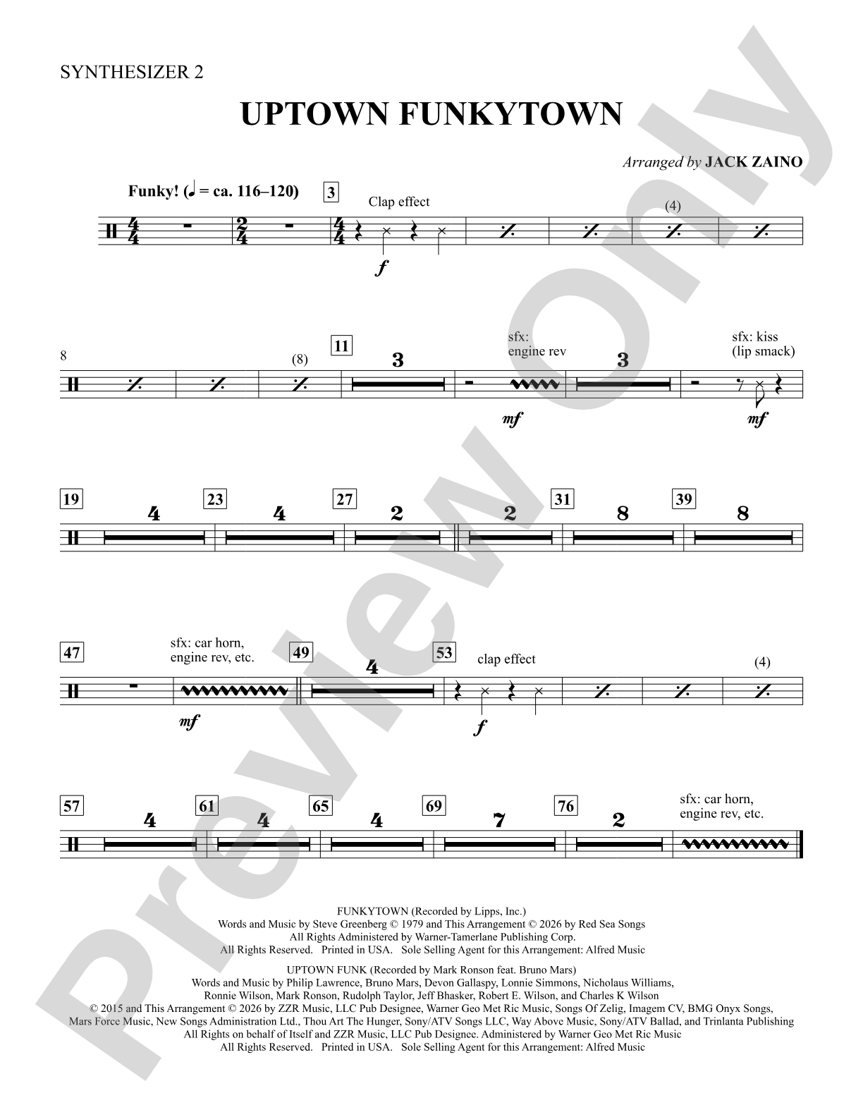 Uptown Funkytown: 2nd Synthesizer