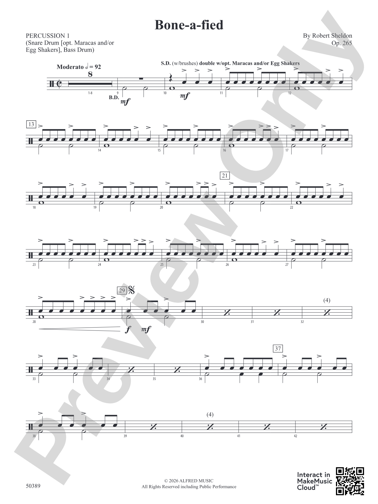 Bone-a-fied: 1st Percussion
