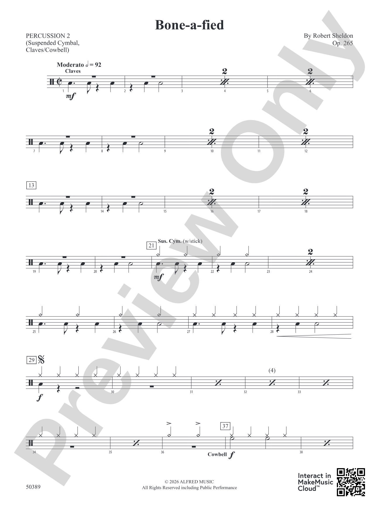 Bone-a-fied: 2nd Percussion