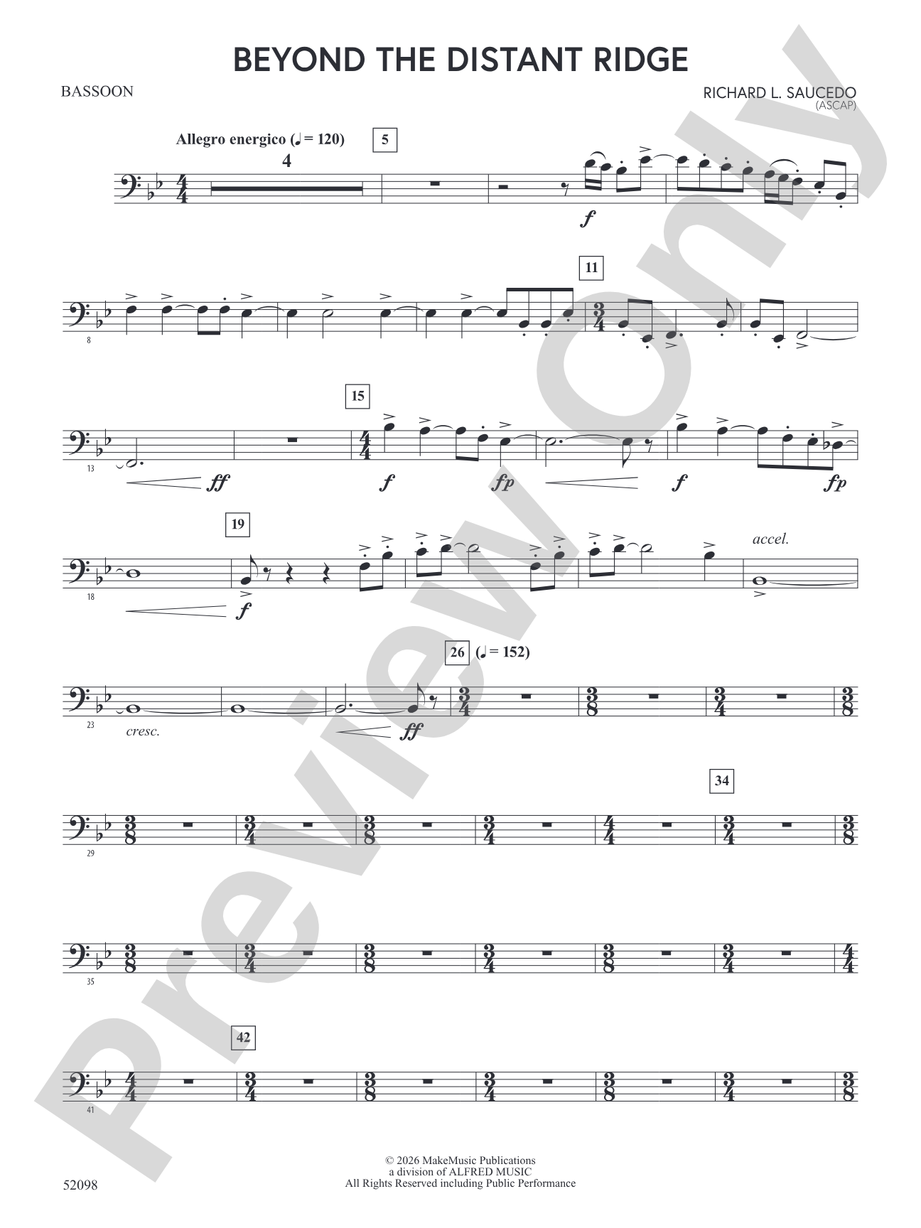 Beyond the Distant Ridge: Bassoon