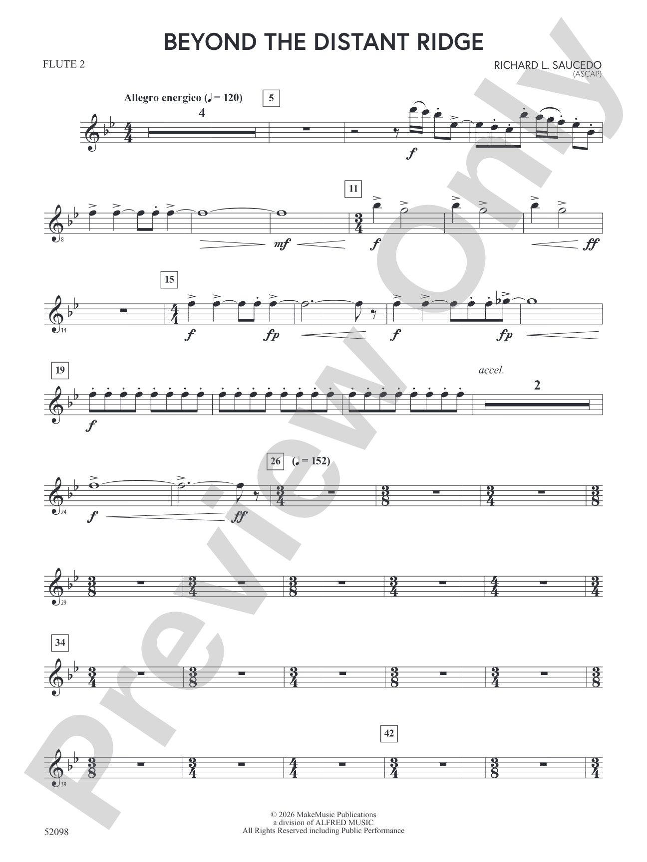 Beyond the Distant Ridge: 2nd Flute