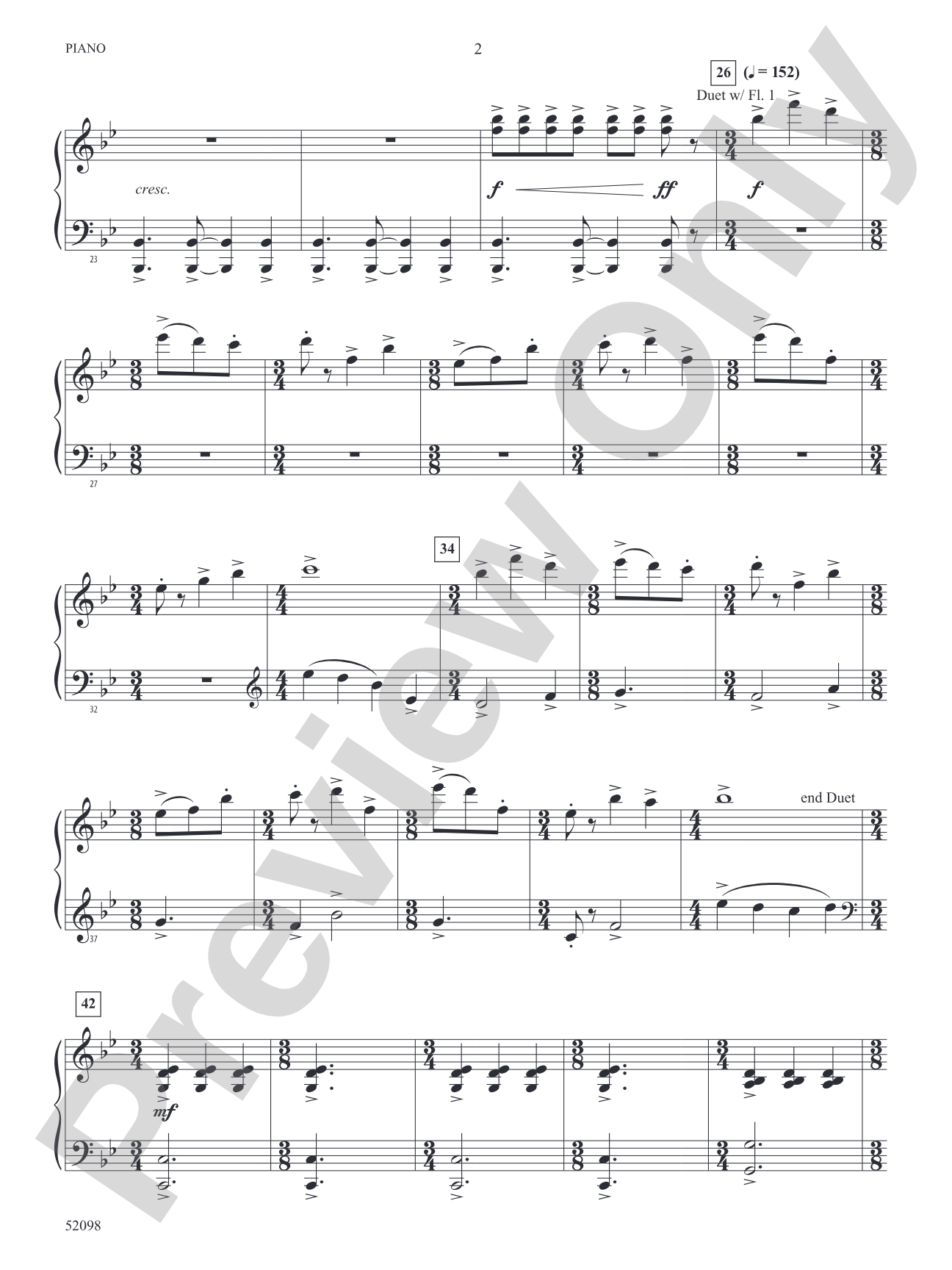Beyond the Distant Ridge: Piano Accompaniment