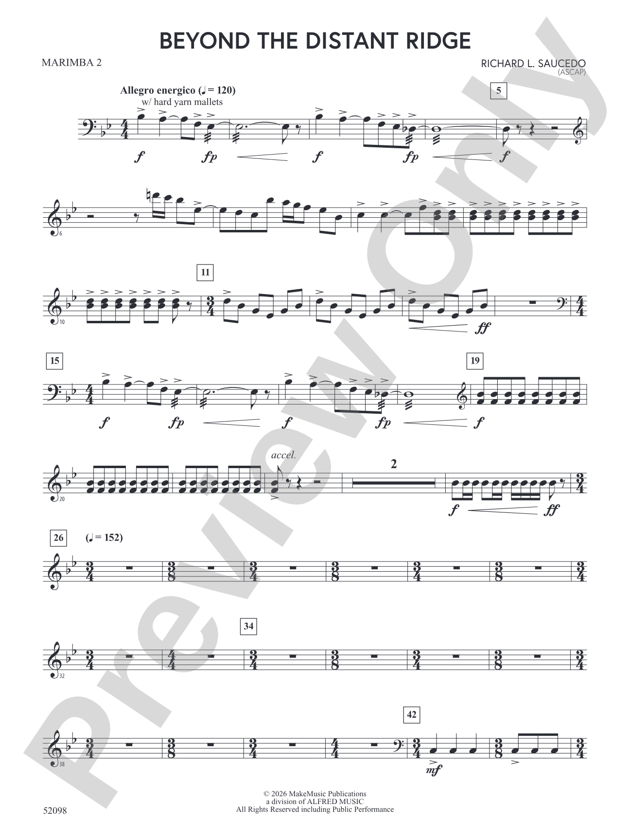 Beyond the Distant Ridge: Marimba 2