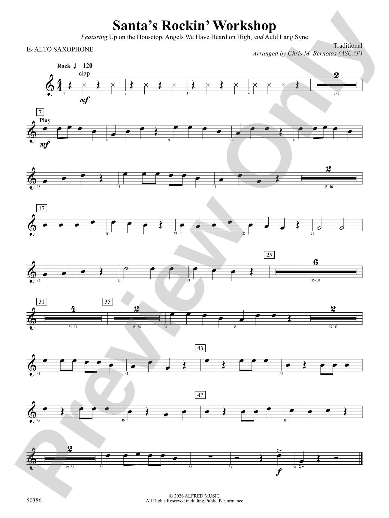 Santa's Rockin' Workshop: E-flat Alto Saxophone