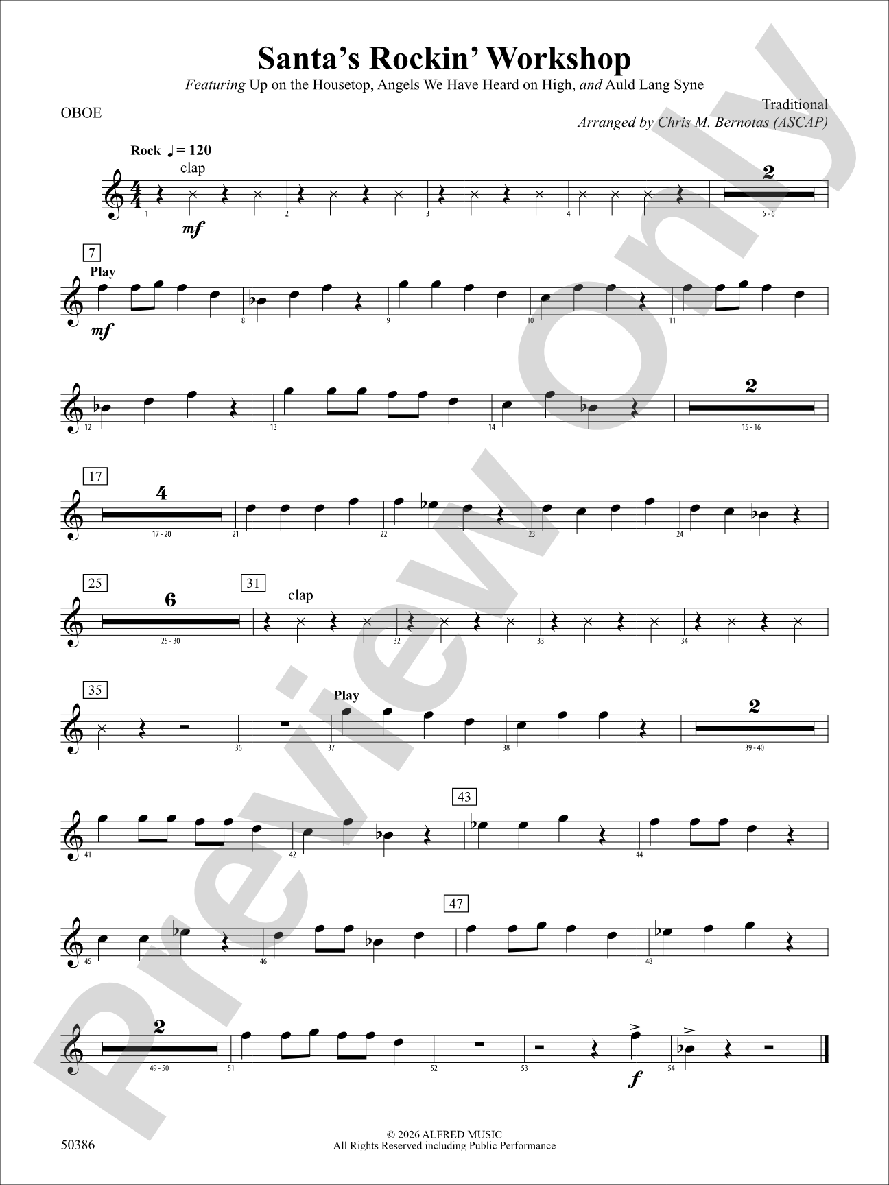 Santa's Rockin' Workshop: Oboe