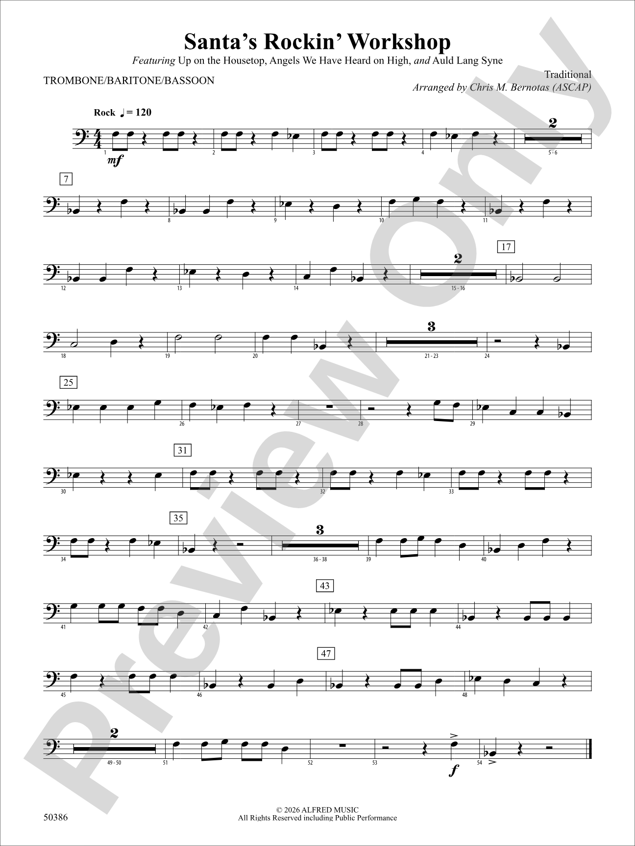 Santa's Rockin' Workshop: 1st Trombone