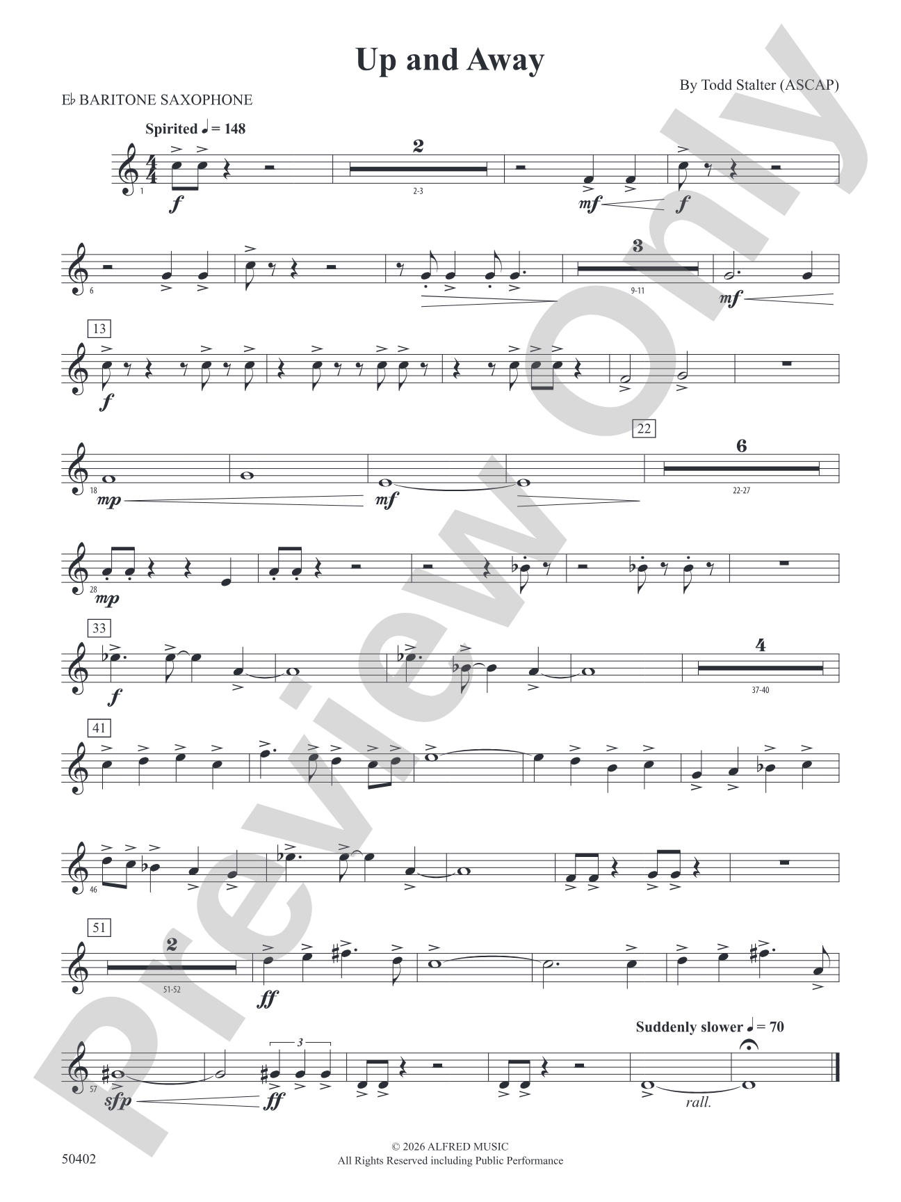 Up and Away: E-flat Baritone Saxophone