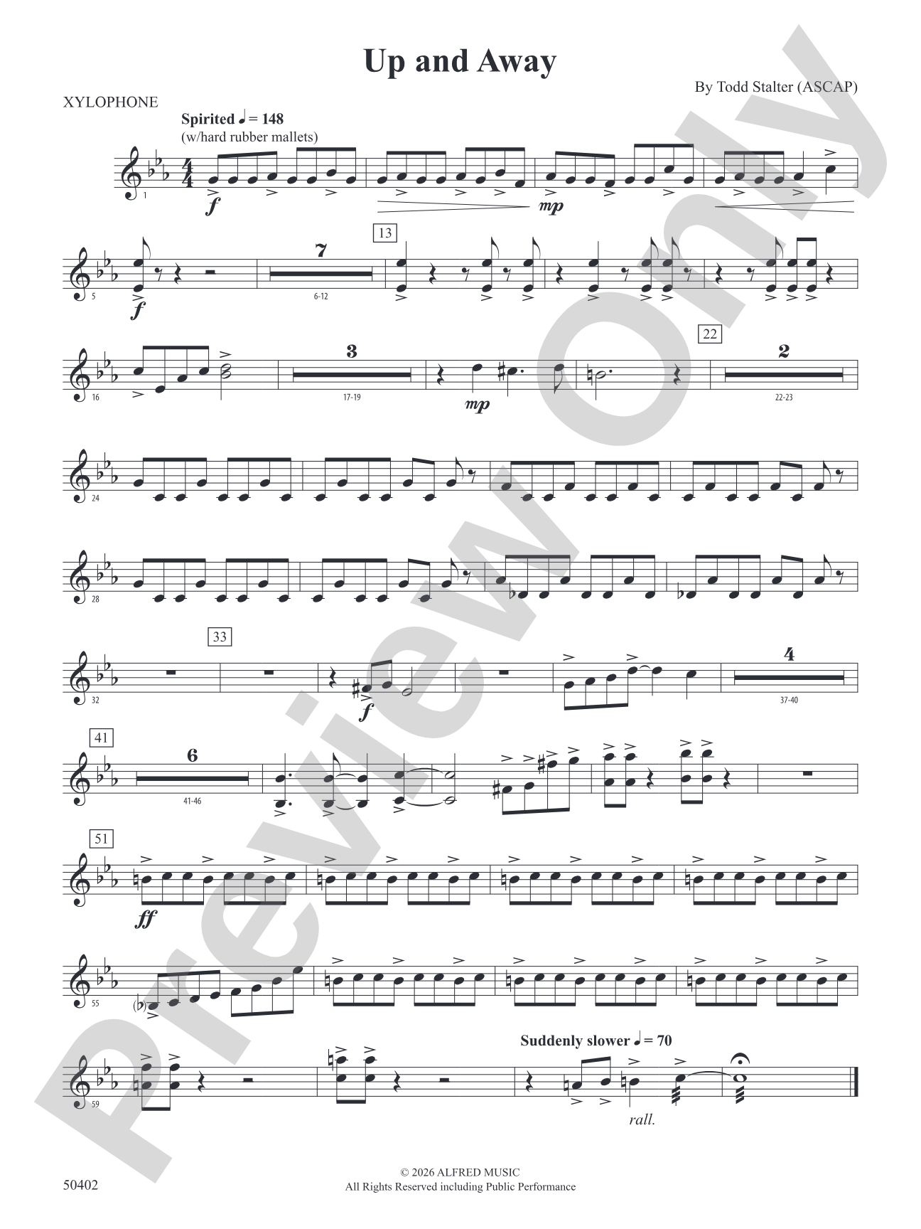 Up and Away: 2nd Mallet Percussion