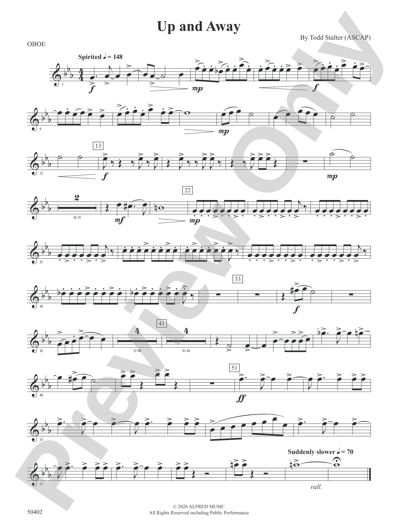 Up and Away: Oboe