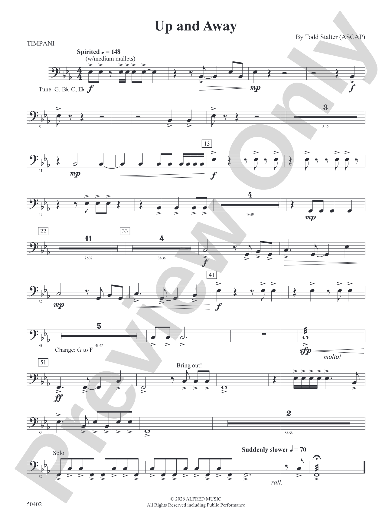 Up and Away: Timpani