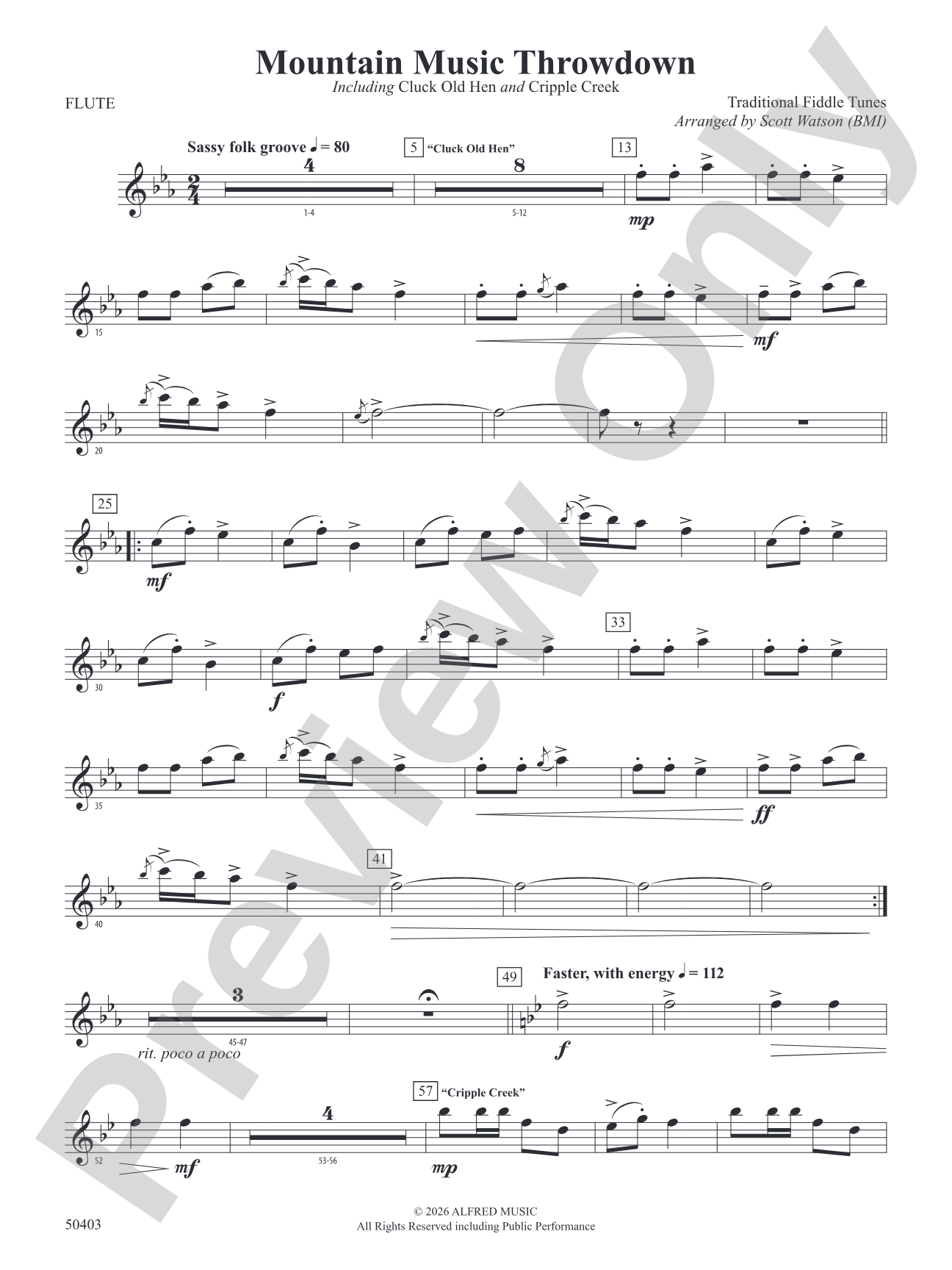 Mountain Music Throwdown: Flute