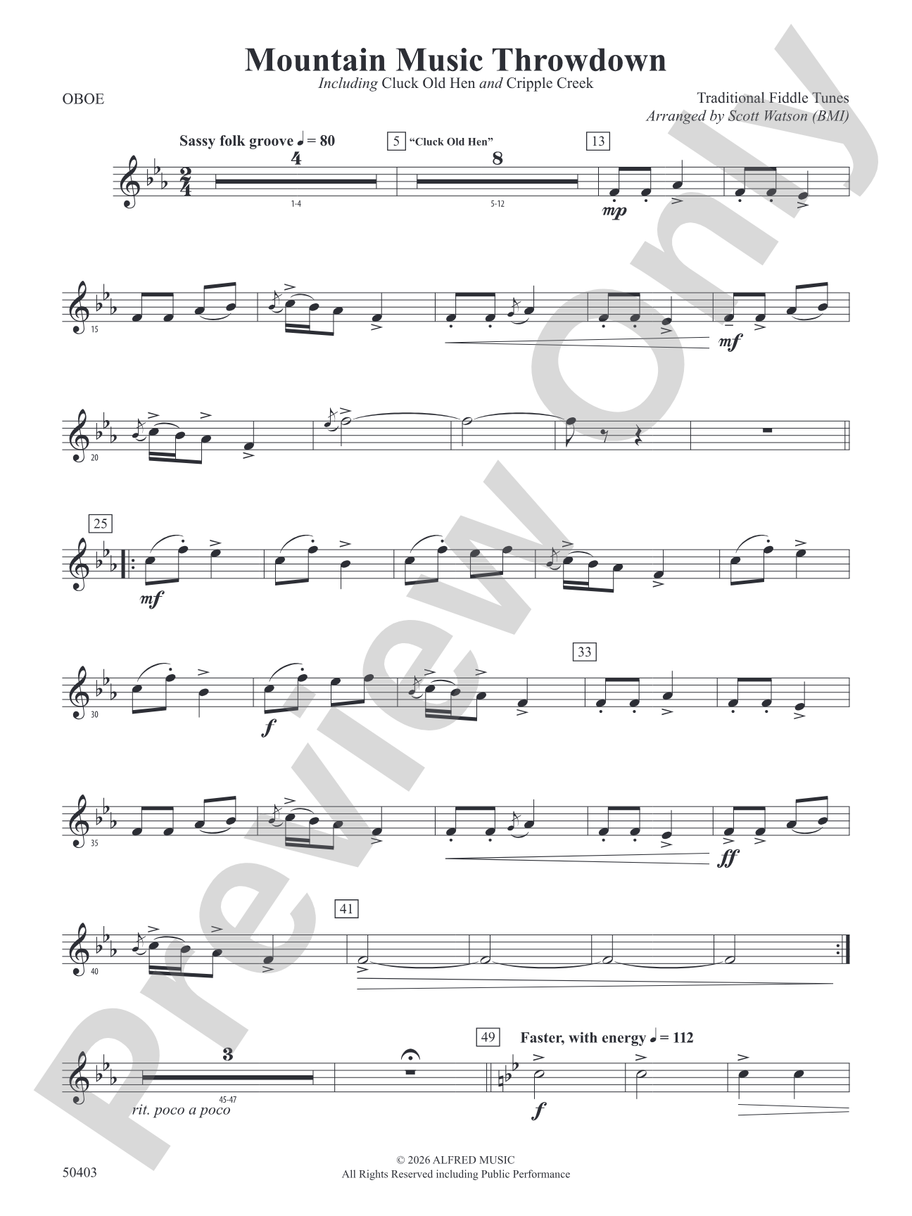 Mountain Music Throwdown: Oboe