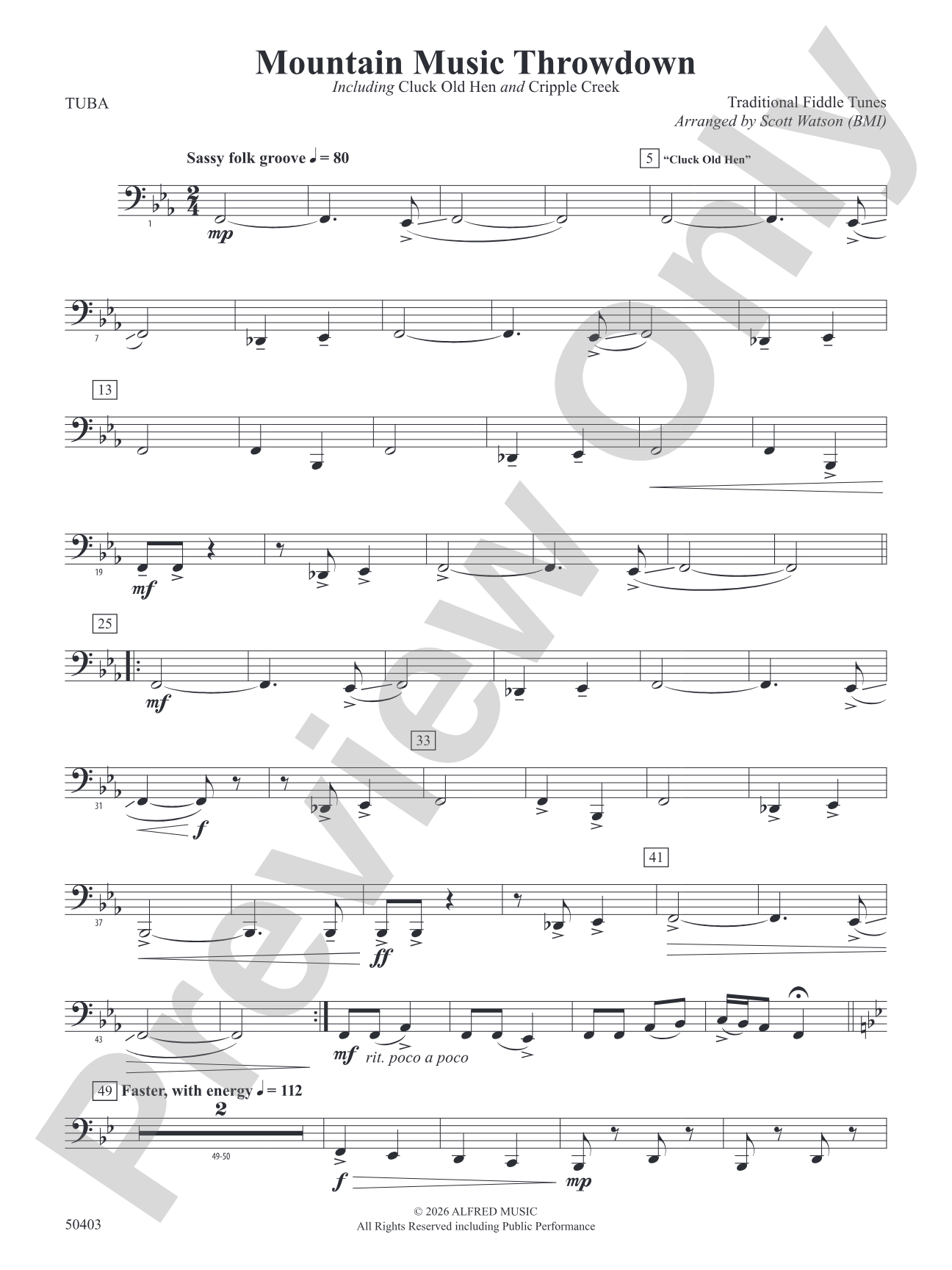 Mountain Music Throwdown: Tuba