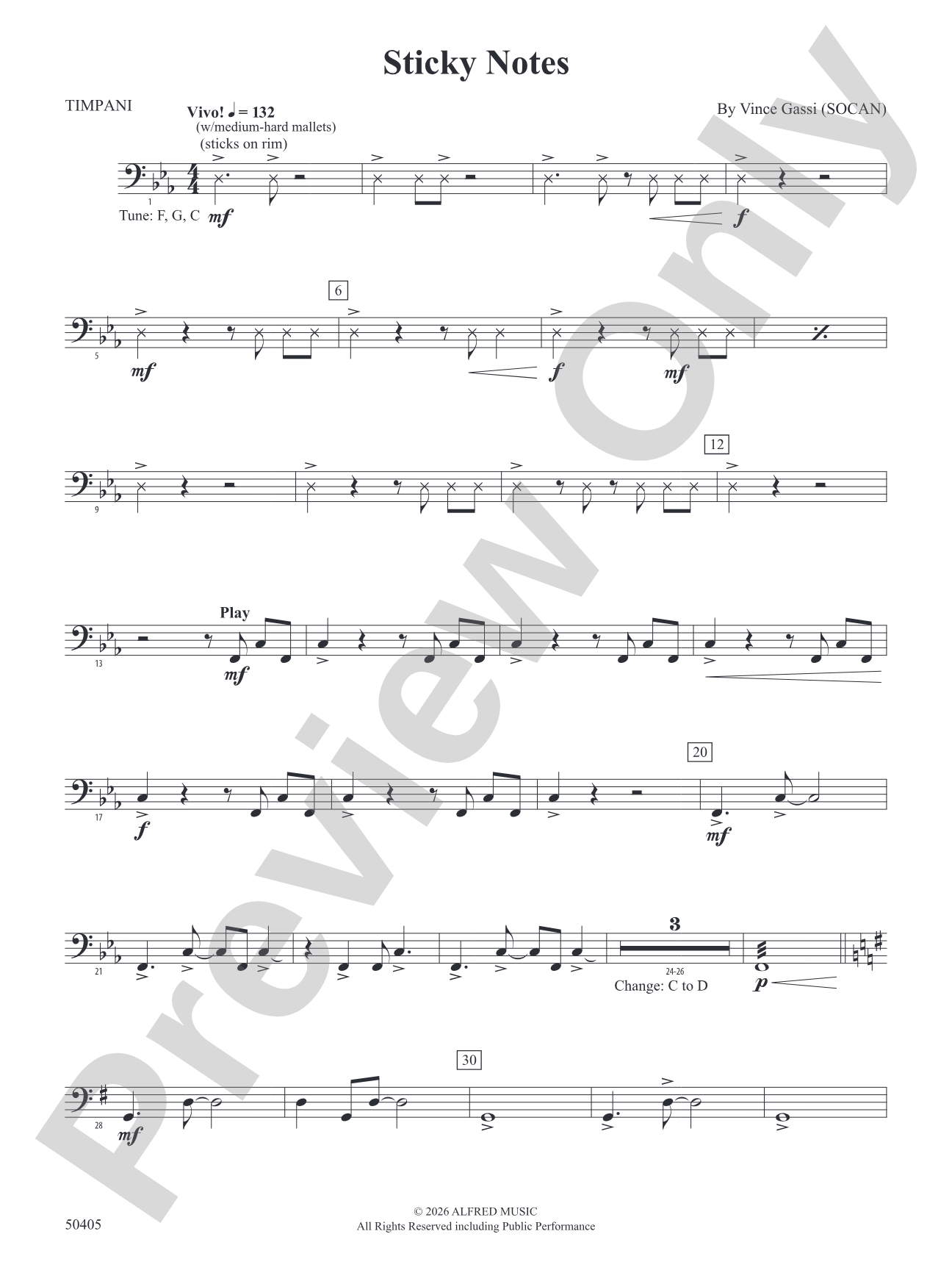 Sticky Notes: Timpani