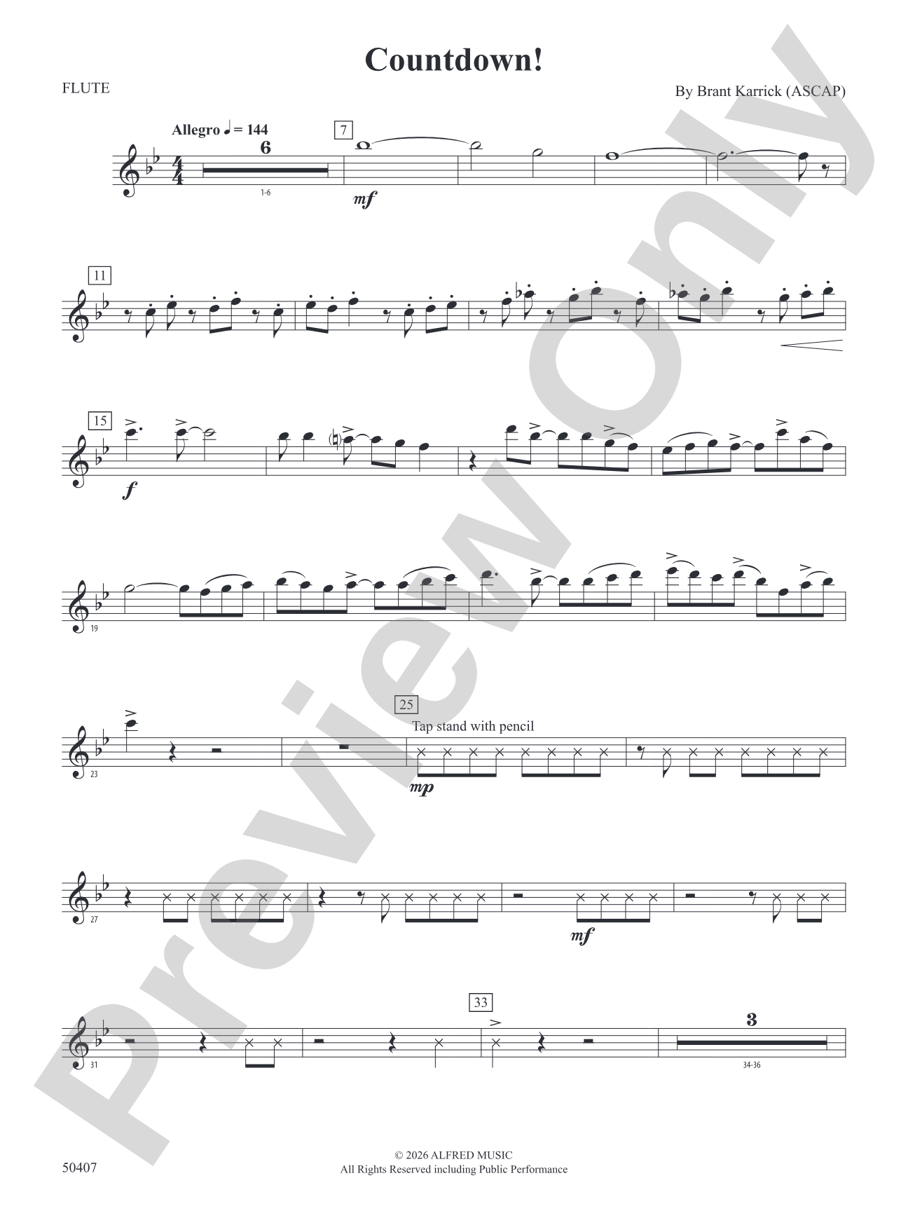 Countdown!: Flute