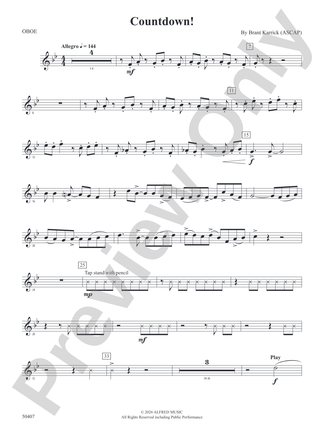 Countdown!: Oboe