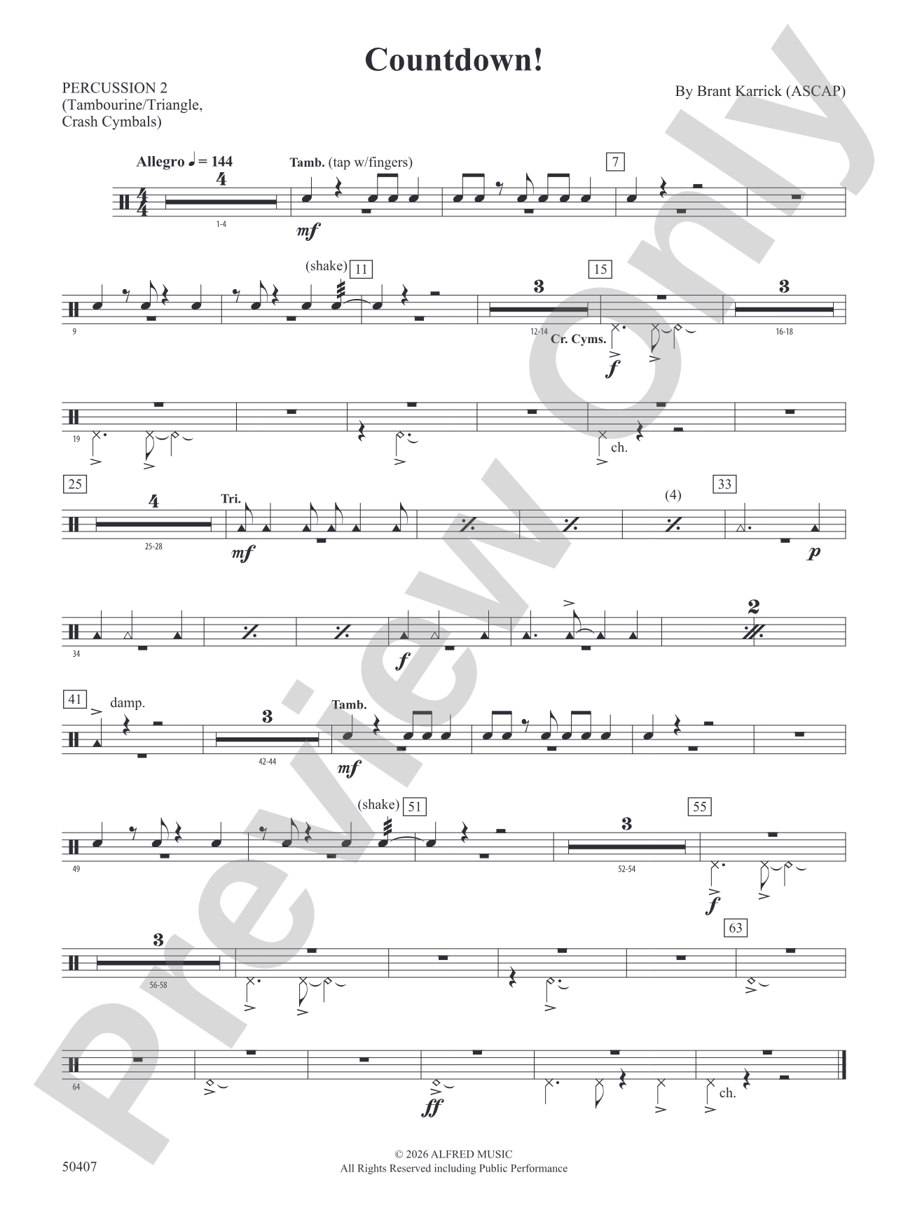 Countdown!: 2nd Percussion