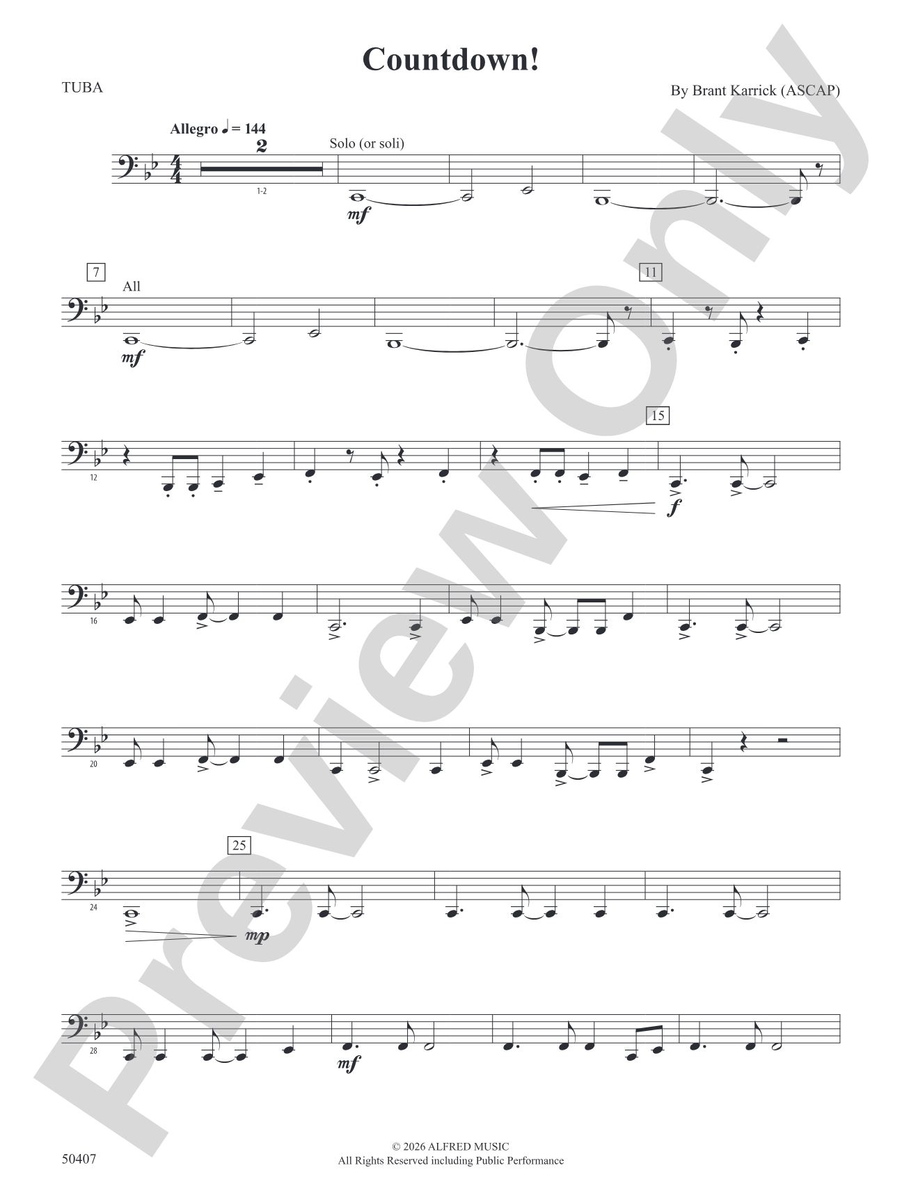 Countdown!: Tuba